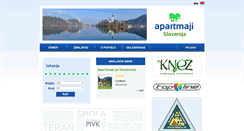 Desktop Screenshot of apartmaji-slovenija.si